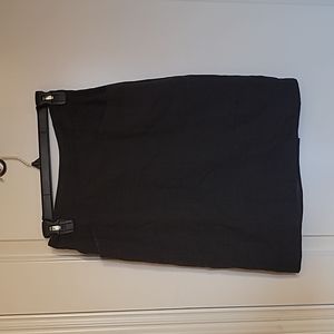 Dark gray heather pencil skirt